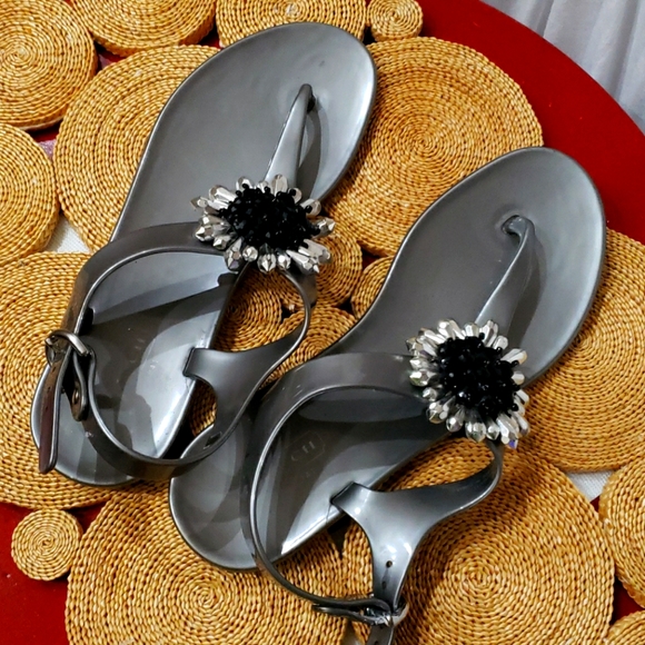 Coach jelly thong sandals - Picture 1 of 4
